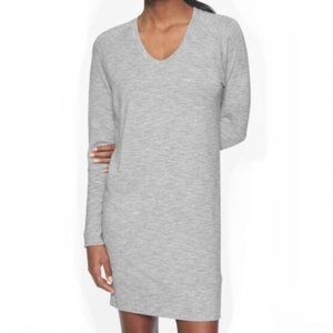 Athleta Nirvana V Neck Sweatshirt Dress I Size XS
